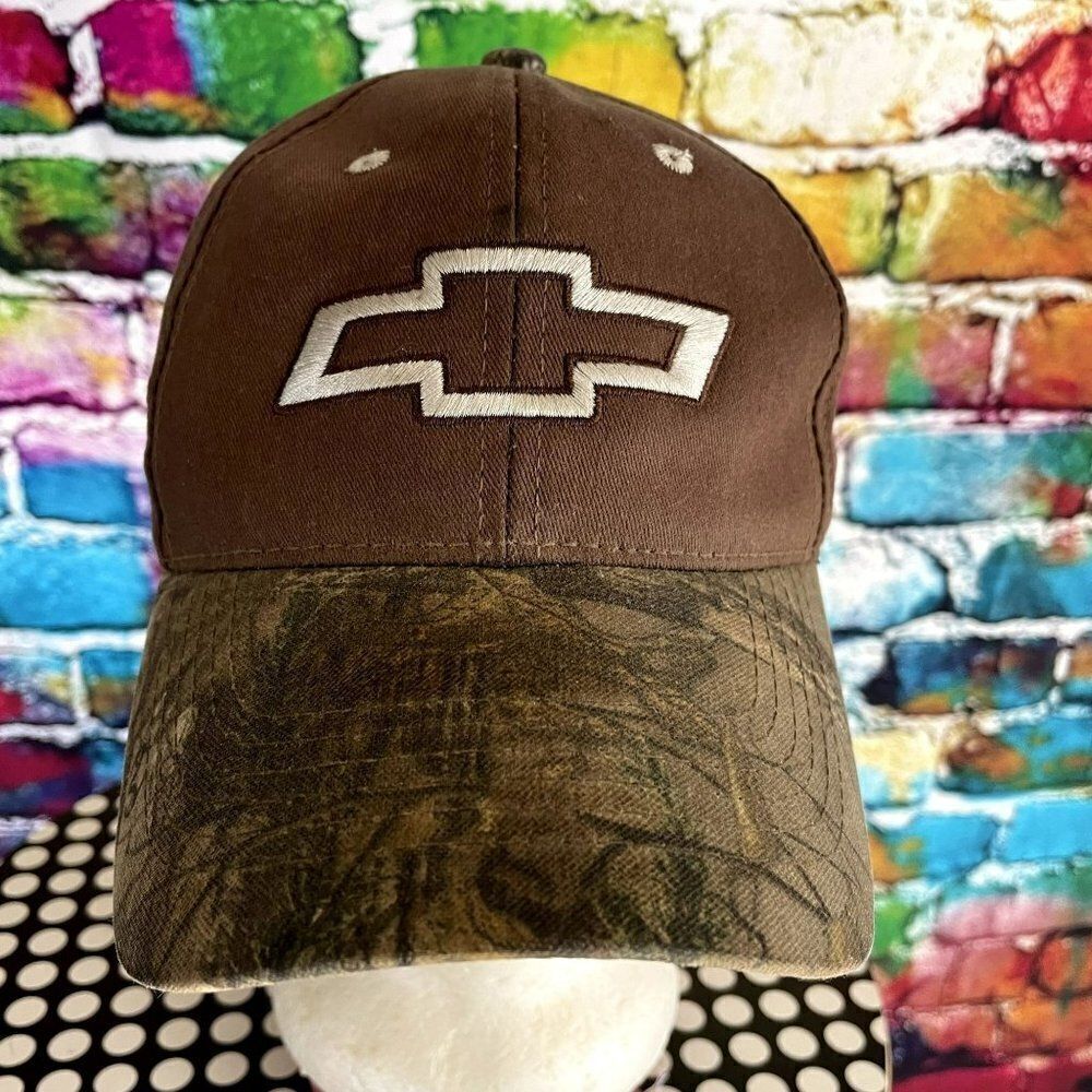 Chevrolet Gm Hat Cap Camouflage Bill Embroidered Logo One Size